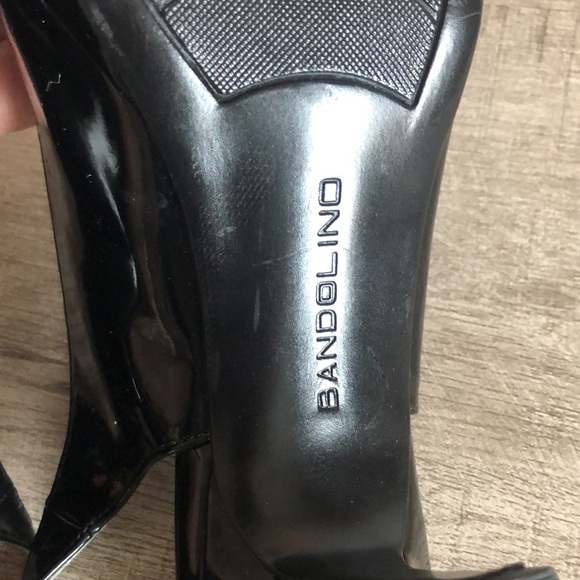 Bandolino black patent heels size 8 - Picture 5 of 8